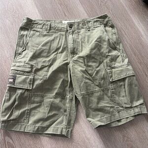 Denim & Supply Ralph Lauren Olive Cargo Bermuda Shorts